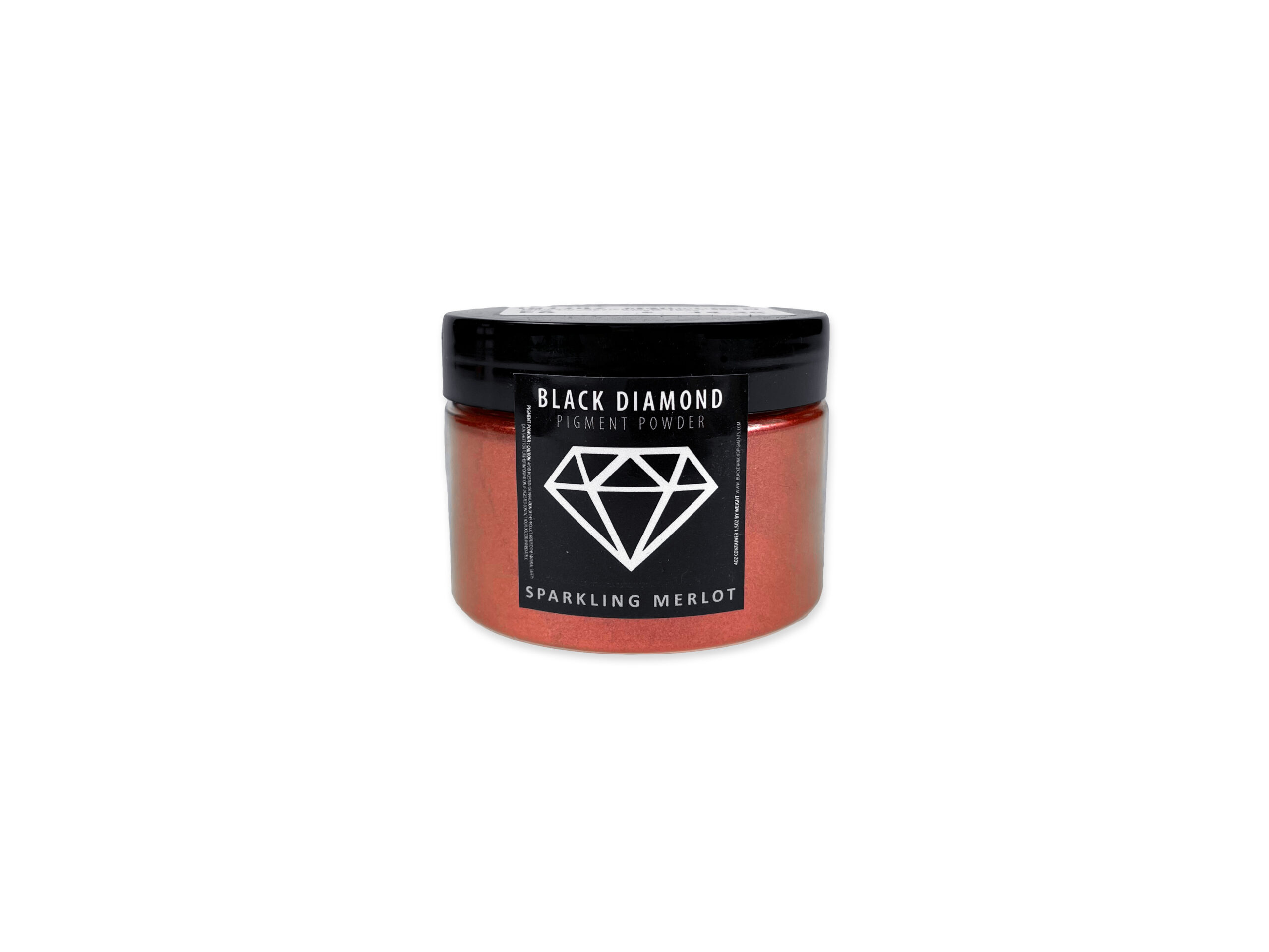 Black Diamond Mica Pigment Powder for epoxy resin in the color Sparkling Merlot. (1.5oz container)