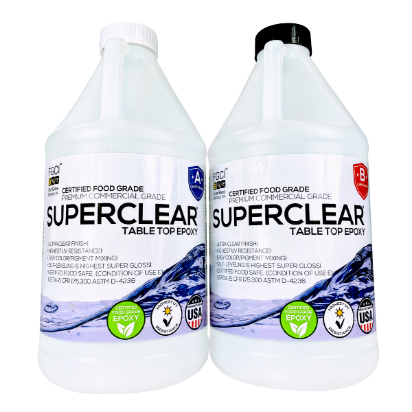 Super Clear Table Top Epoxy – 1 Gallon Kit - Live Edge ACE Houston