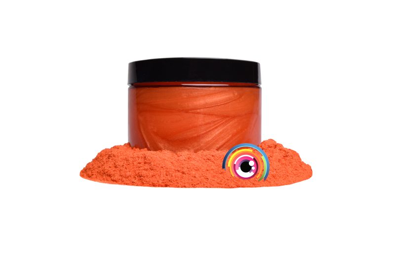 Eye Candy Mica Powder Pigment for epoxy resin in Kaki. (4oz container resin example