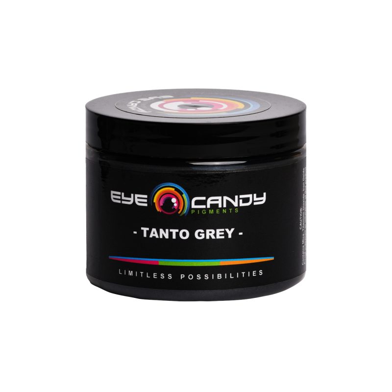 Eye Candy Mica Powder Pigment for epoxy resin in Tanto Grey. (4oz container)